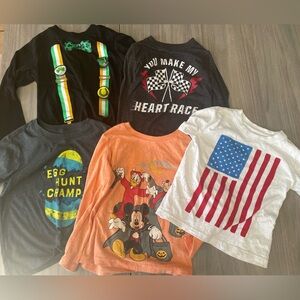 Boys Holiday & Seasonal Shirt Bundle | Size 4T (Halloween Shirt Size 4)